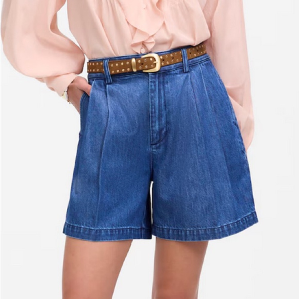 Madewell Harlow Superwide Jean Shorts